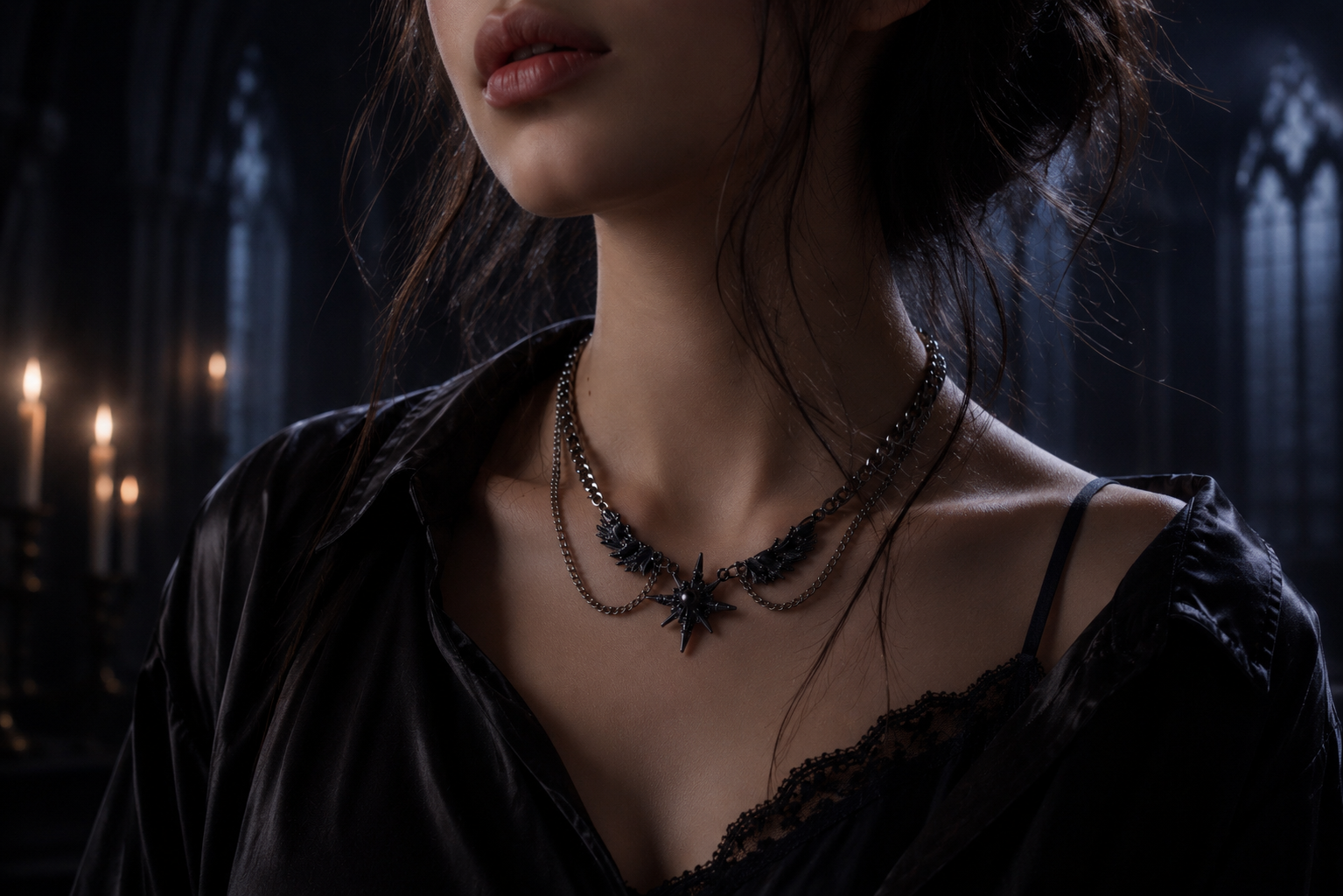 Shadow Wing Necklace