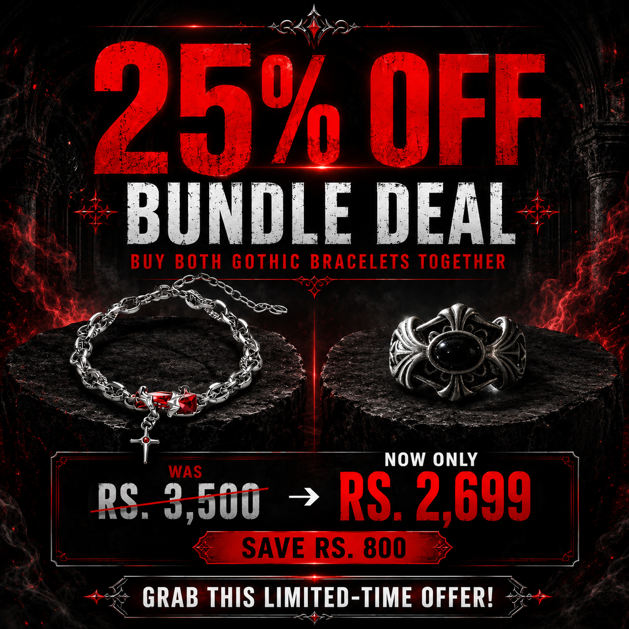 Dark Elegance Jewelry Bundle – 25% OFF