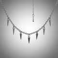 Midnight Thorn Spike Choker