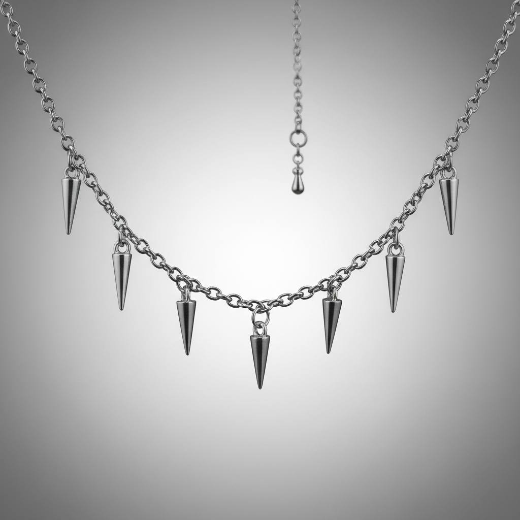 Midnight Thorn Spike Choker
