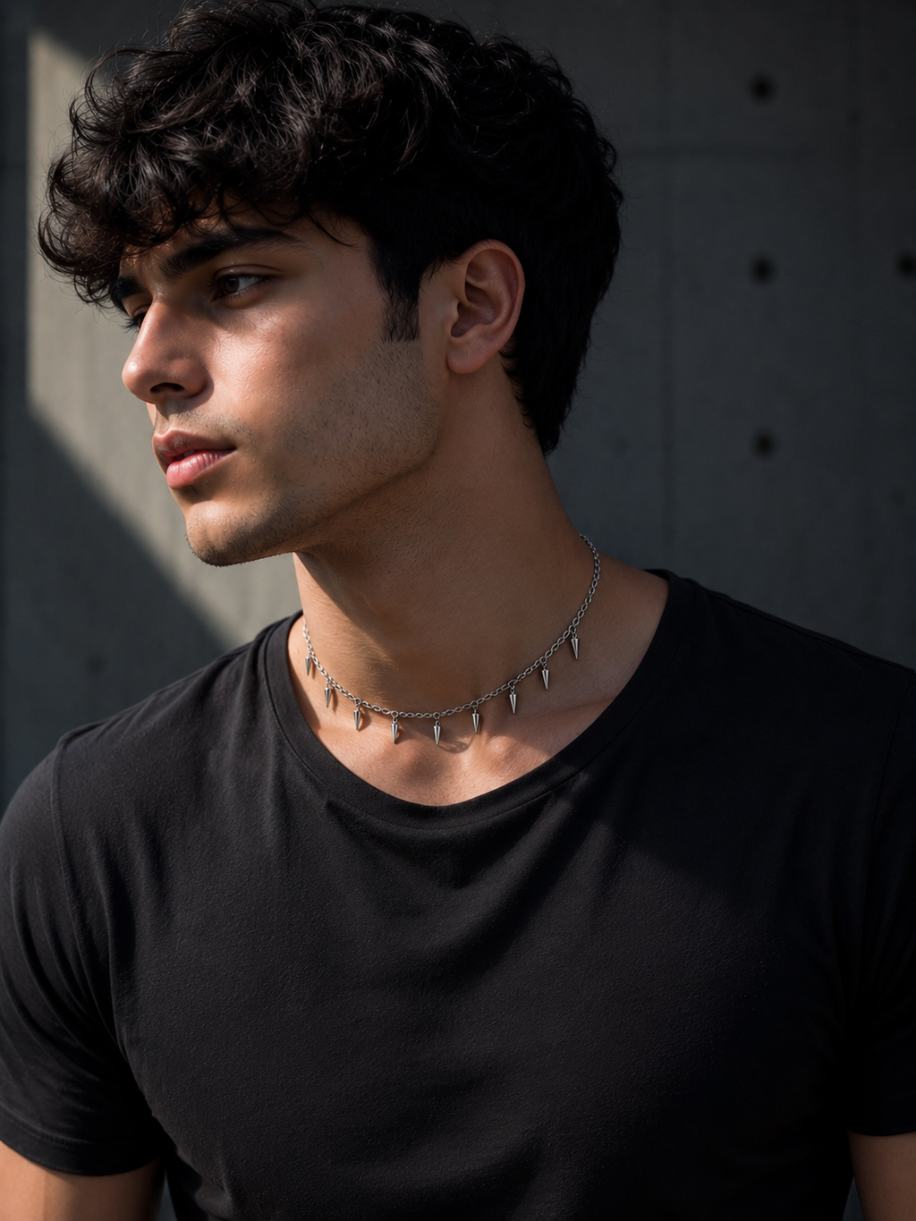 Midnight Thorn Spike Choker