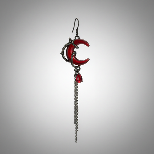 Blood Moon Gothic Drop Earrings