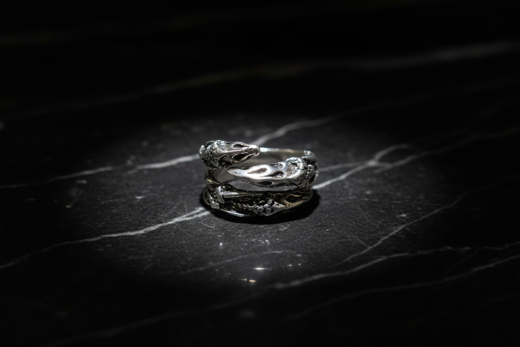 Twin Serpent Wrap Ring