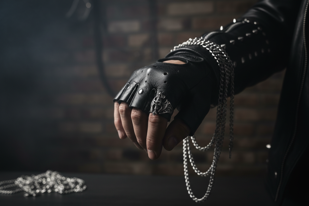 Skull Bat Gothic Ring