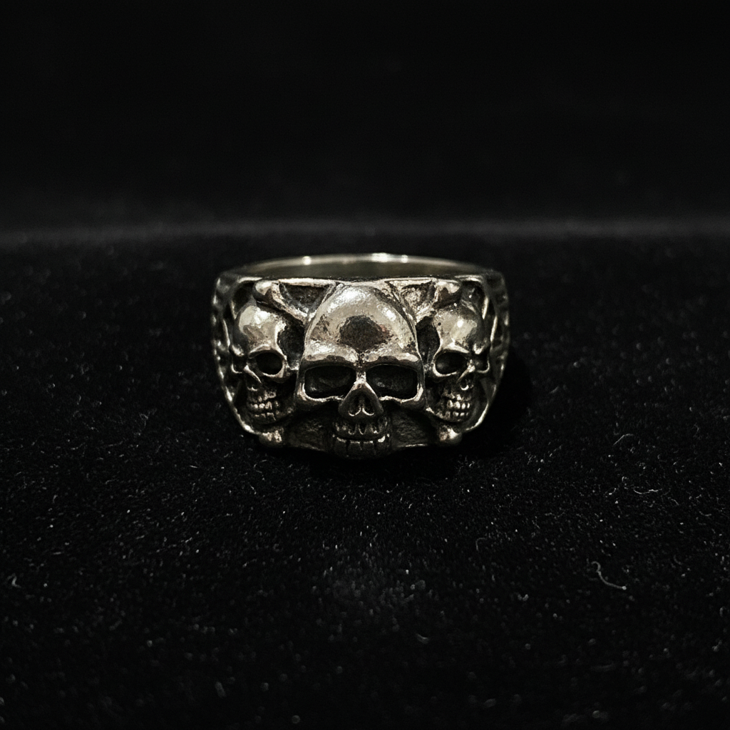 Memento Mori Signet Ring