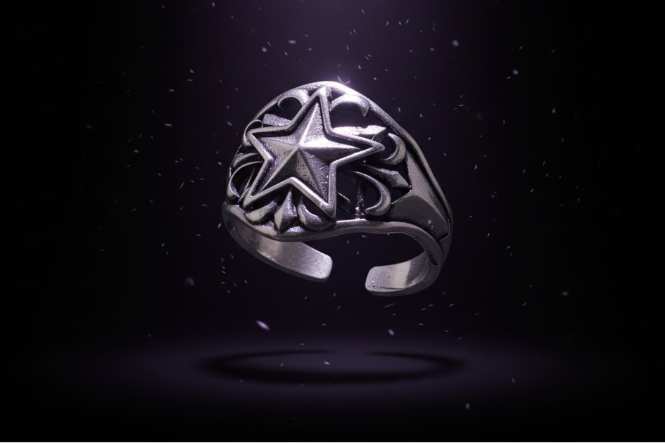The Astral Crest Ring(ADJUSTABLE)