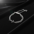 Gothic Cross Charm Bracelet