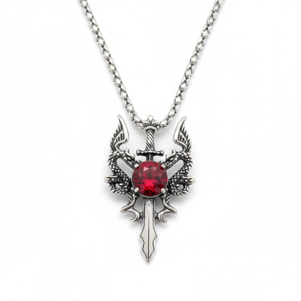 Dragonblade Ruby Necklace