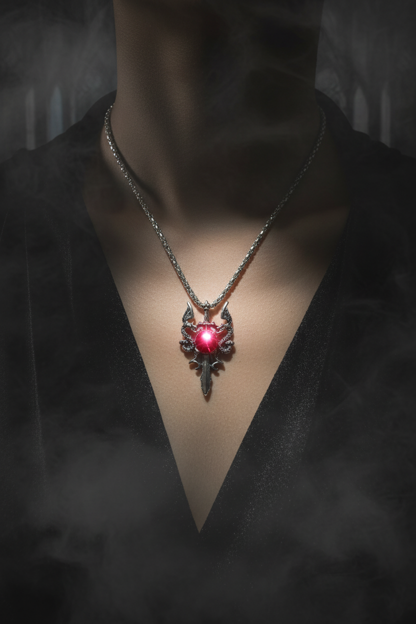 Dragonblade Ruby Necklace