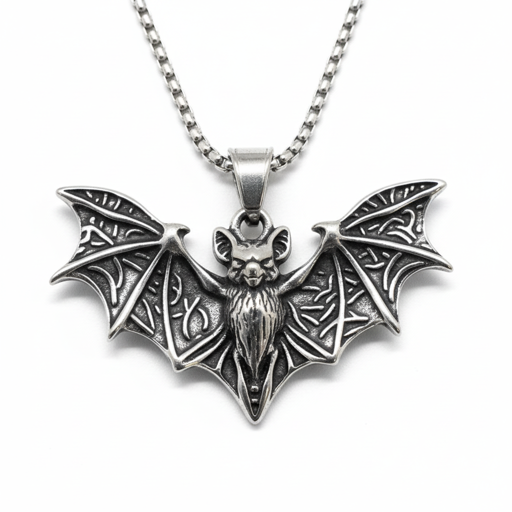 Shadow Bat Gothic Necklace