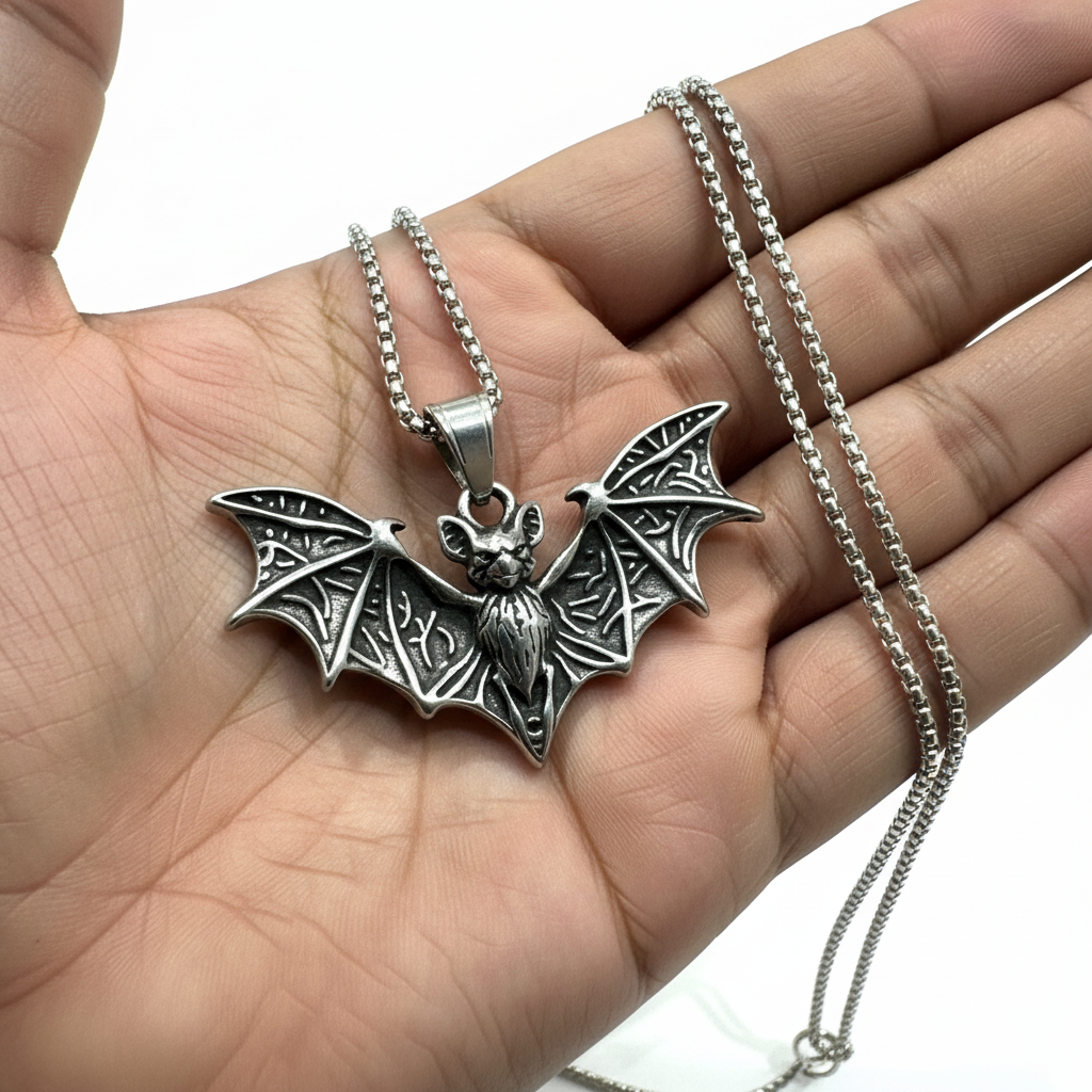 Shadow Bat Gothic Necklace