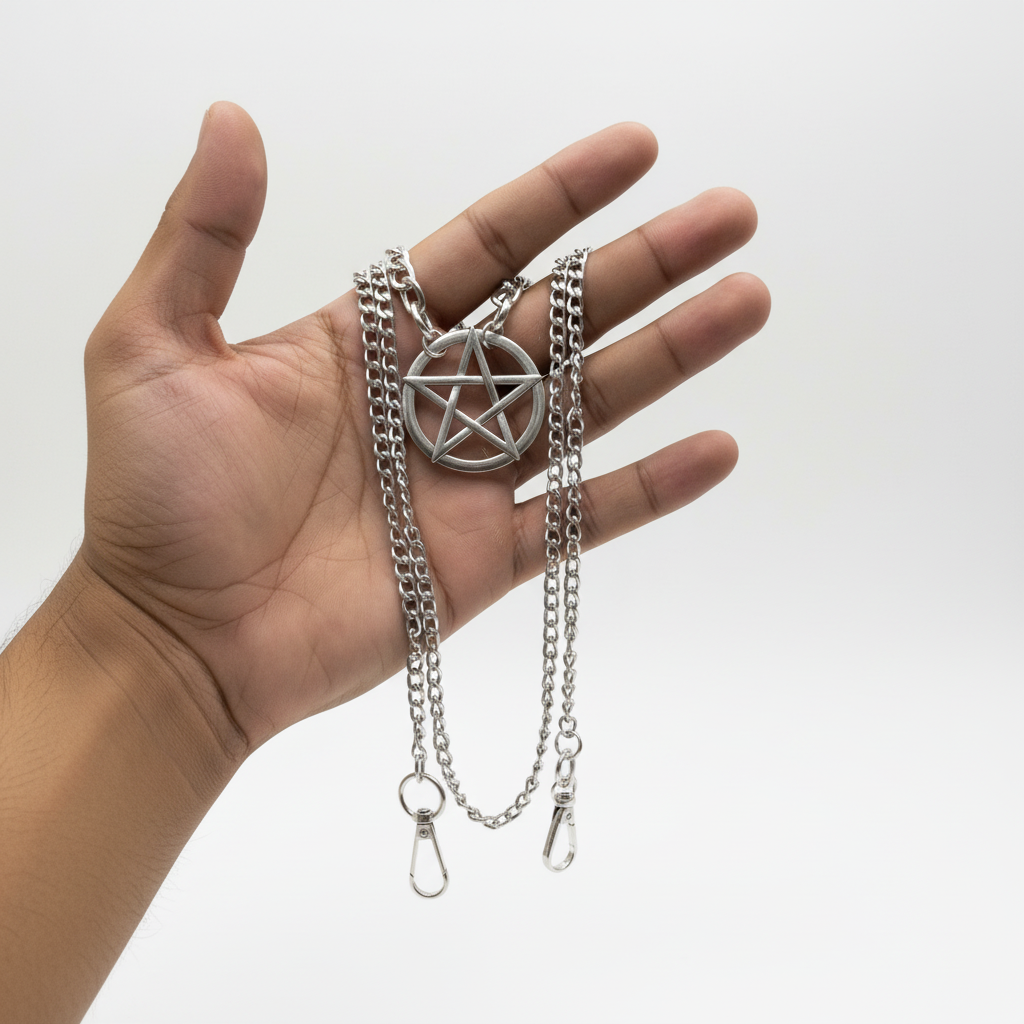 Pentagram Street Wallet Chain