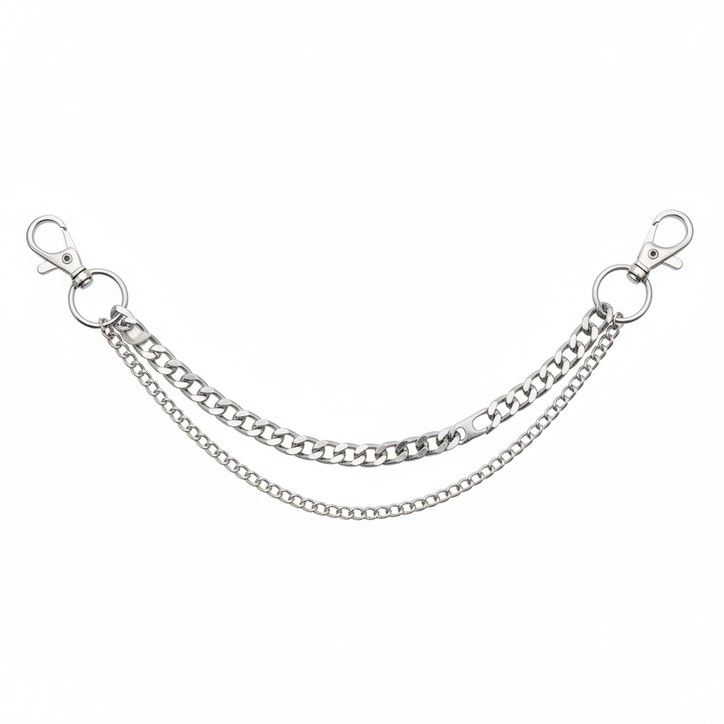 Urban Double Chain Wallet Chain